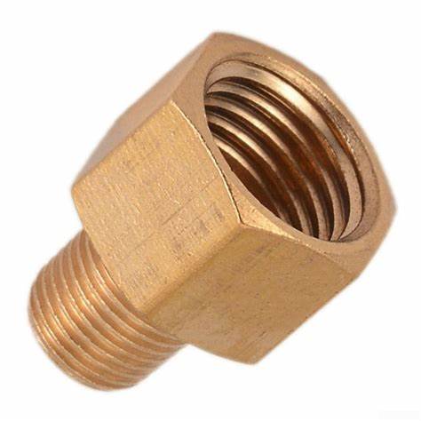 1/4"FNPT-1/8" Male BSPP Brass Adapter - Brass