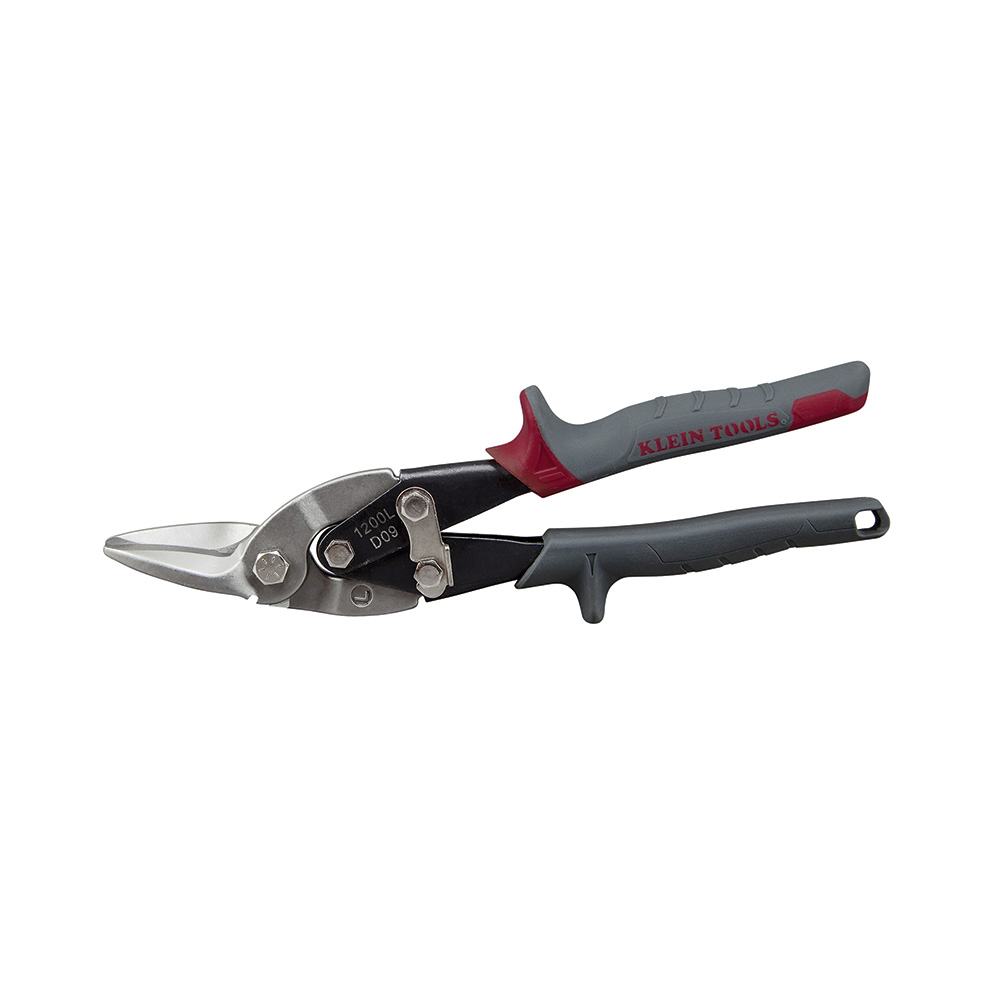 KLEIN Aviation Snips with Wire Cutter, L - Hand Tools