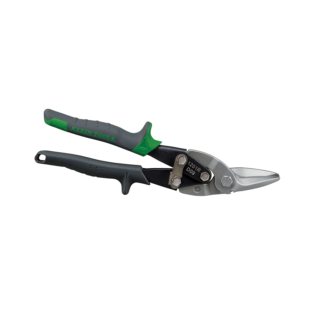 KLEIN Aviation Snips with Wire Cutter, R - Hand Tools