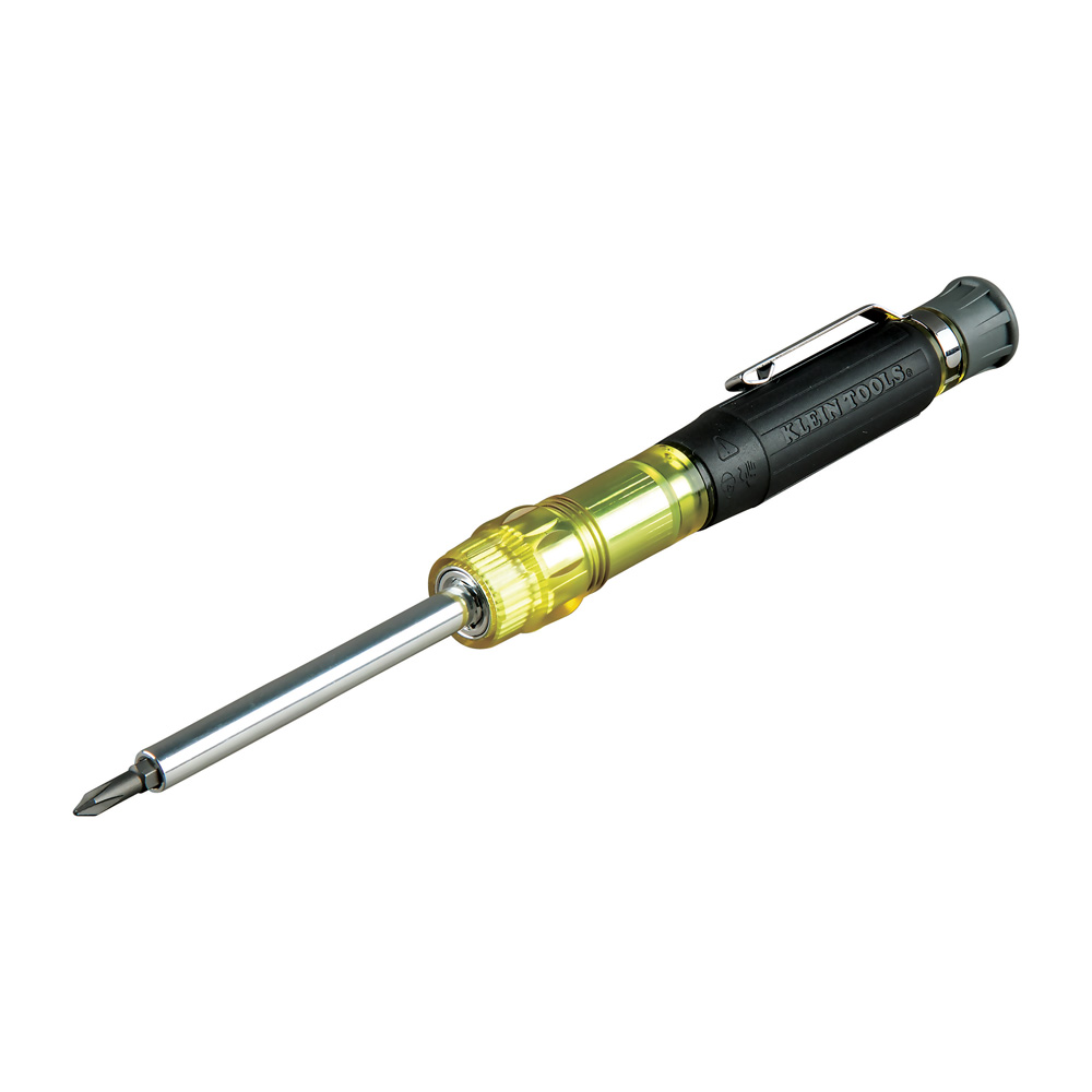 KLEINMulti-Bit  Pocket Screwdriver, 4-in - Hand Tools