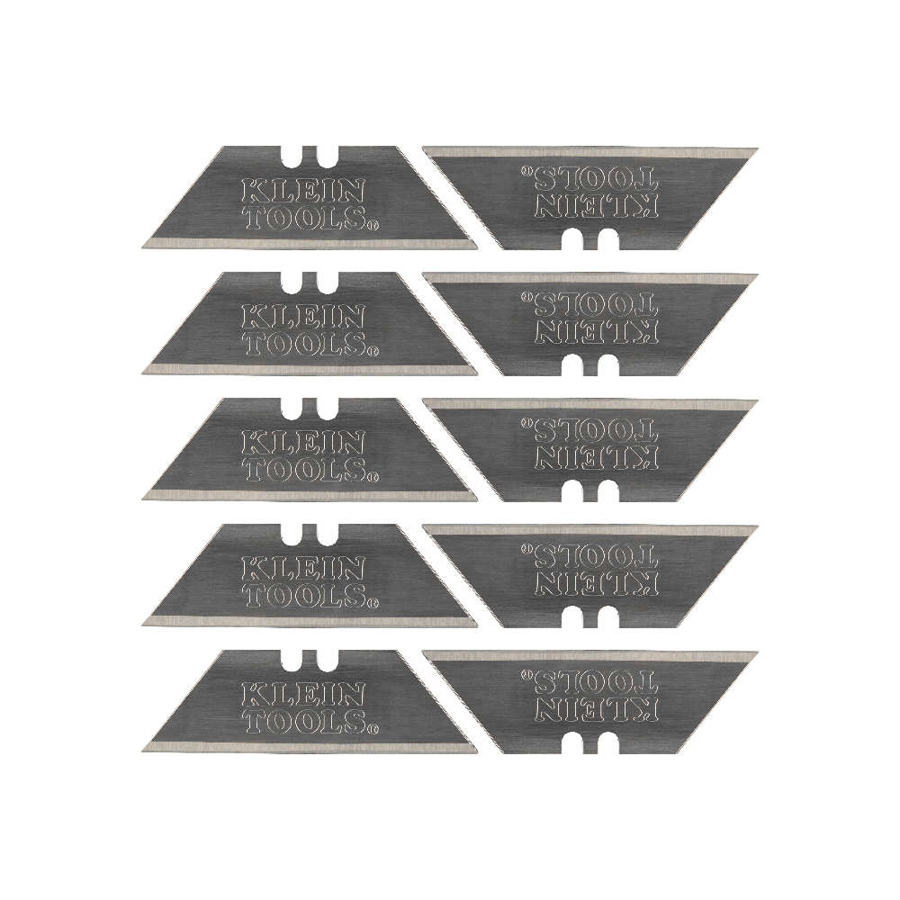 KLEIN Utility Knife Blades, 10-Pack - Chucks, Bits and Blades