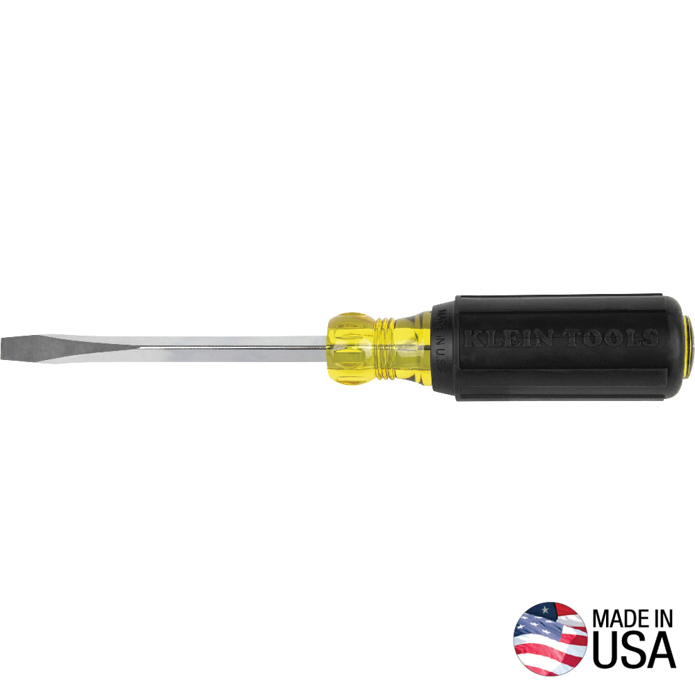 KLEIN1/4'' Keystone-Tip Screwdriver  4'' - Hand Tools
