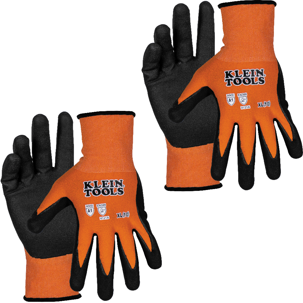 KLEIN Knit Dipped Gloves, XL 2-pair - PPE
