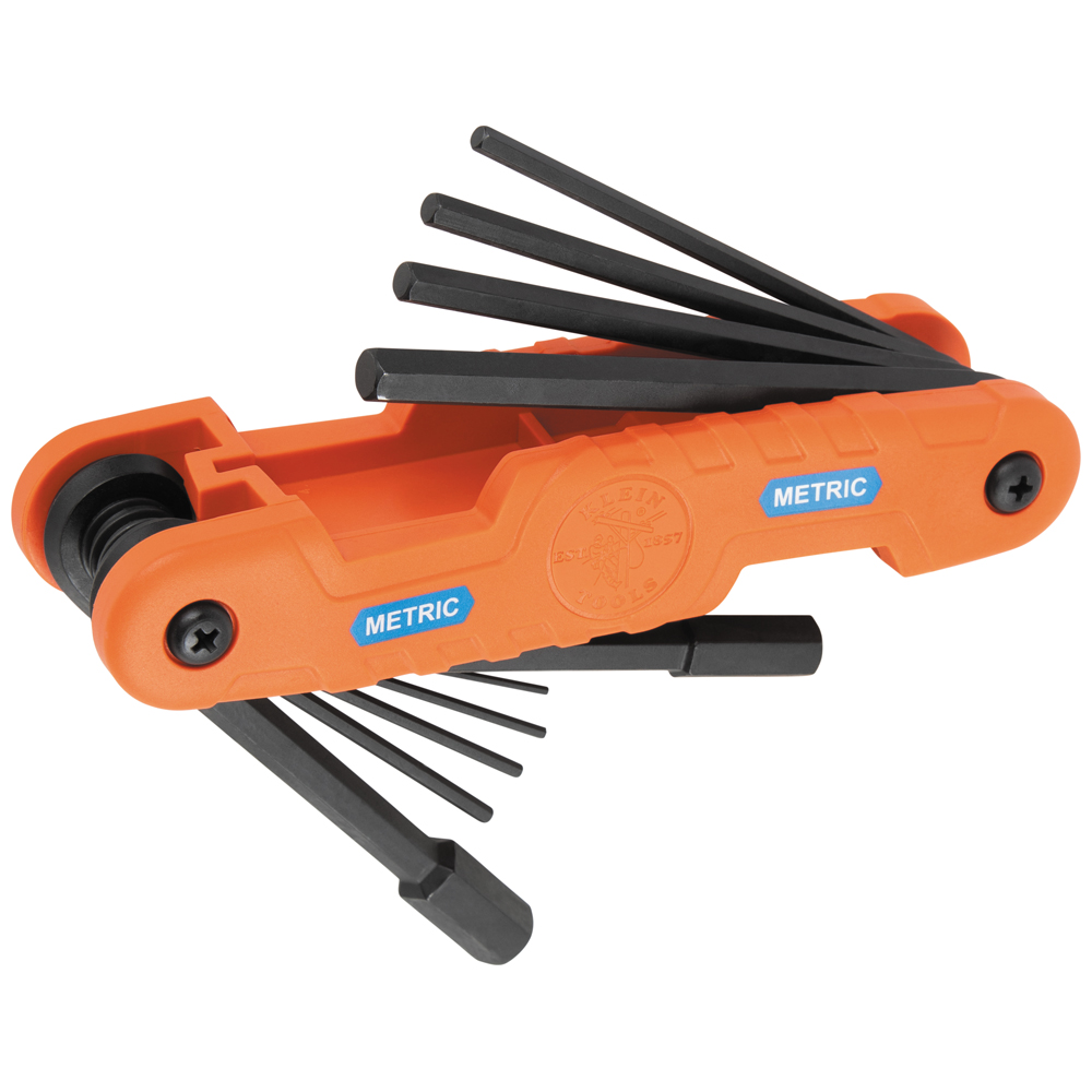 Klein Folding Hex Set, 10-Key, Metric - Hand Tools