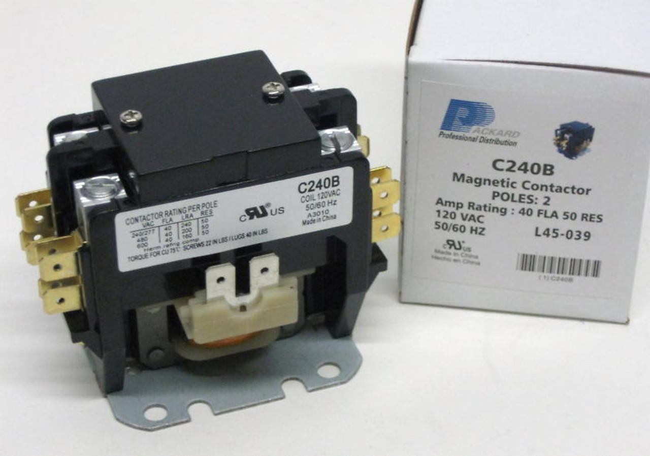 2P / 40A / 120V Contactor - Universal Parts