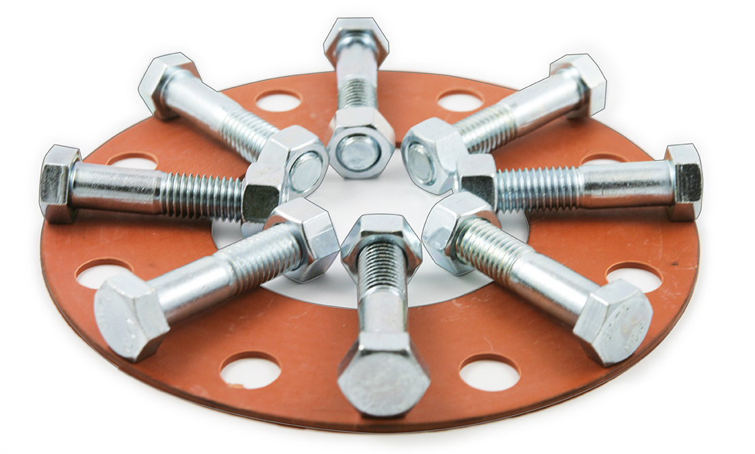 Flange Pack 4" 150#(8) 5/8"-11 X 3" HB & - Accessories