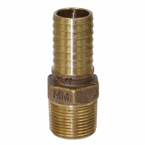 1 INCH HOSE BARB X 1INCH MPT NO LEAD - Brass