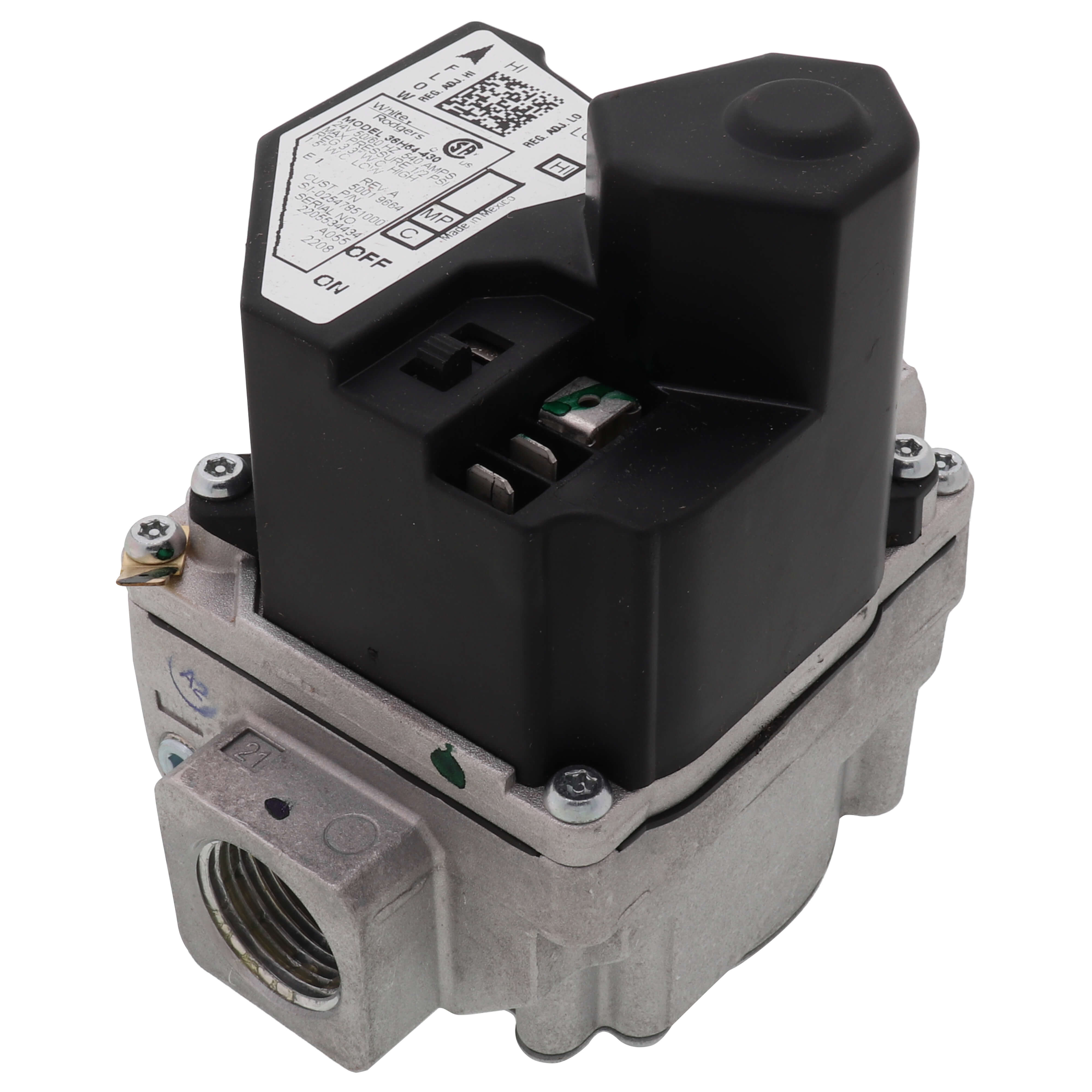 KIT,VLV,GAS,NAT,3/4X3/4,24VAC W/HARNESS - Conventional Parts