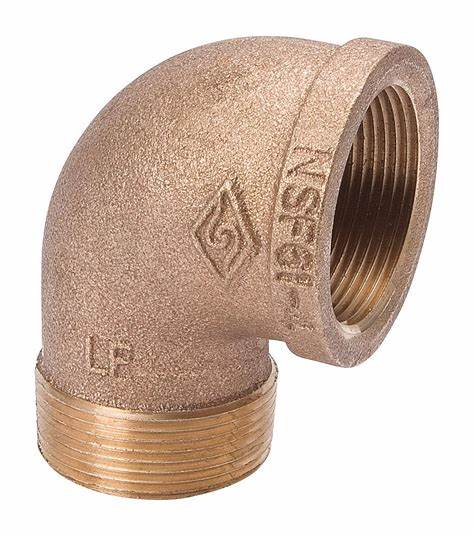 2" Brass Street Elbow - Brass
