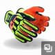 T-Rex Impact Gloves Large - PPE